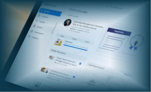 Dashboard LMS menampilkan progres pelatihan karyawan secara digital