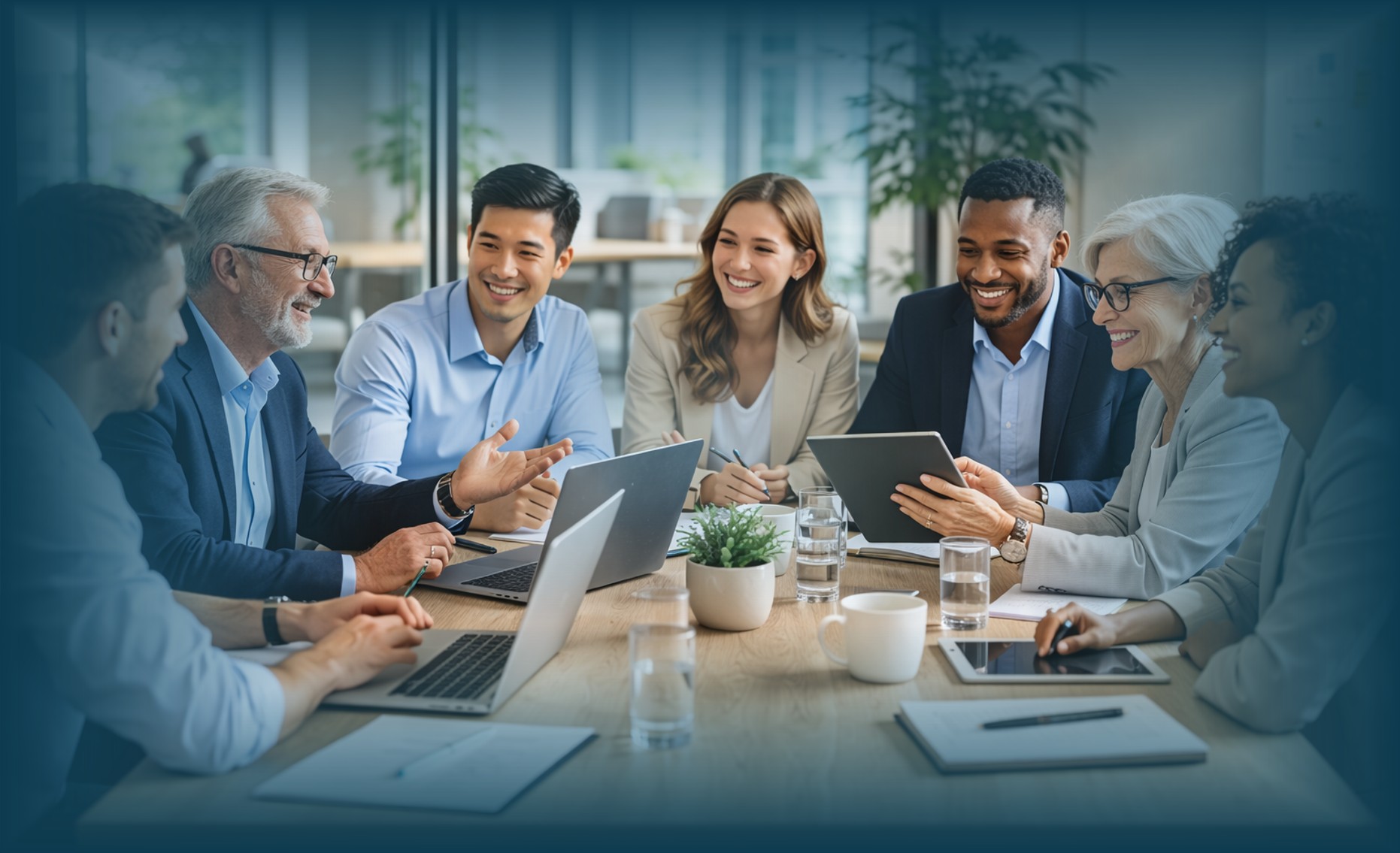 Kepemimpinan Lintas Generasi di tempat kerja dengan kolaborasi Baby Boomers, Gen X, Milenial, dan Gen Z