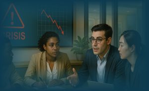 Tim bekerja sama menerapkan resilience leadership untuk menyelesaikan masalah saat krisis