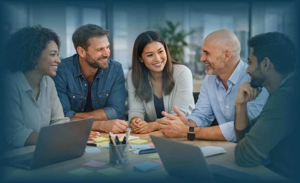 Inovasi di tempat kerja melalui kolaborasi tim kantor